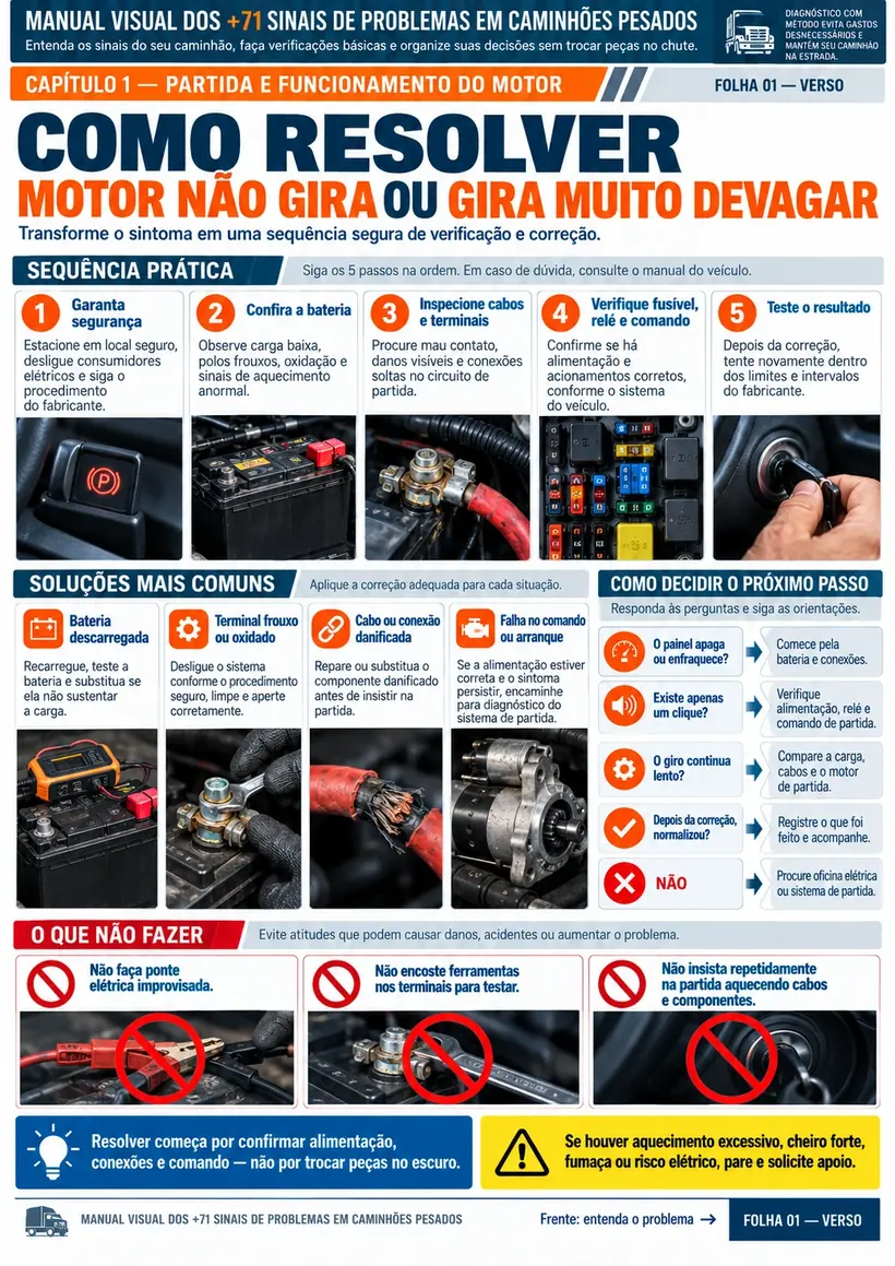 Página demonstrativa 2 — Manual Visual dos Sinais do Caminhão