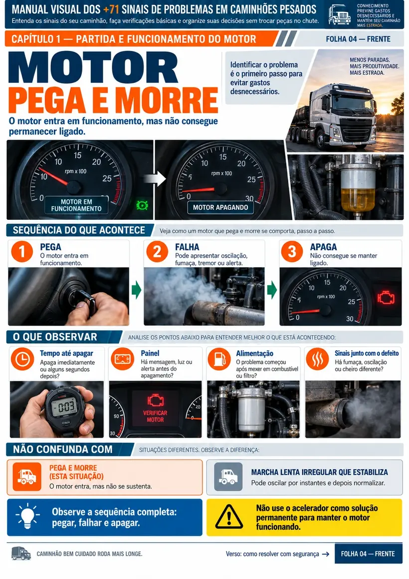 Página demonstrativa 5 — Manual Visual dos Sinais do Caminhão